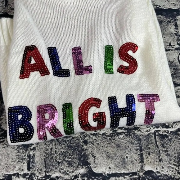 NEW Wondershop Christmas Dog Sweater All Is Bright Sequin XL - Picture 7 of 9